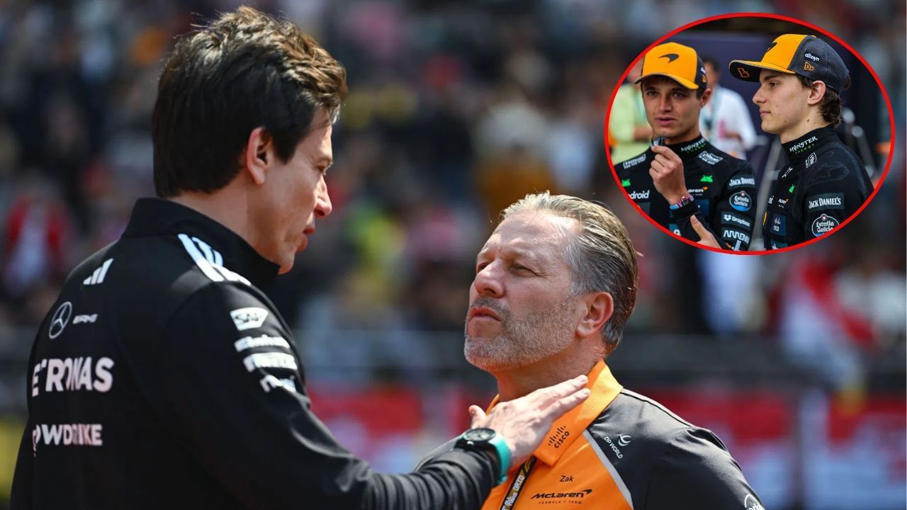 Toto Wolff expects tempers to flare in Oscar Piastri vs Lando Norris battle after McLaren