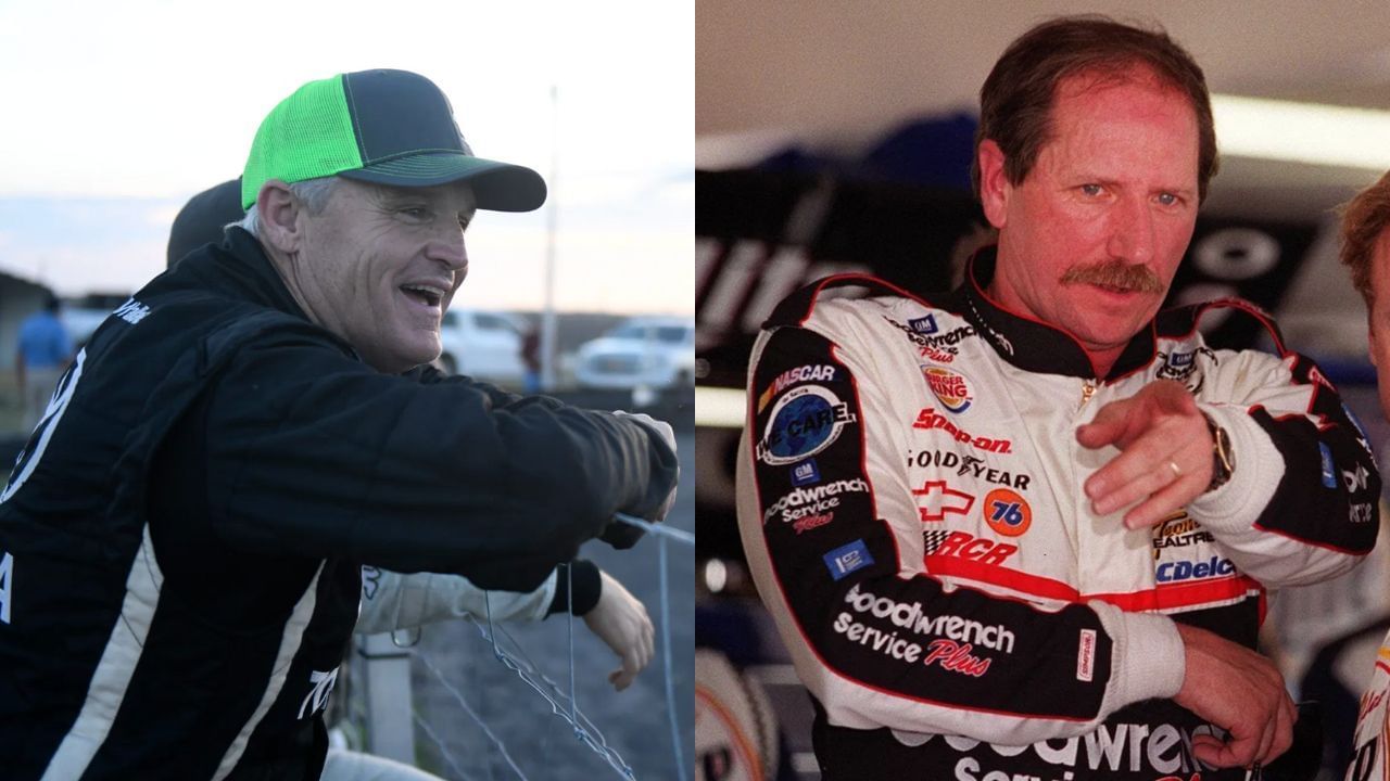 Kenny Wallace (left) and Dale Earnhardt (right). Source: IMAGN