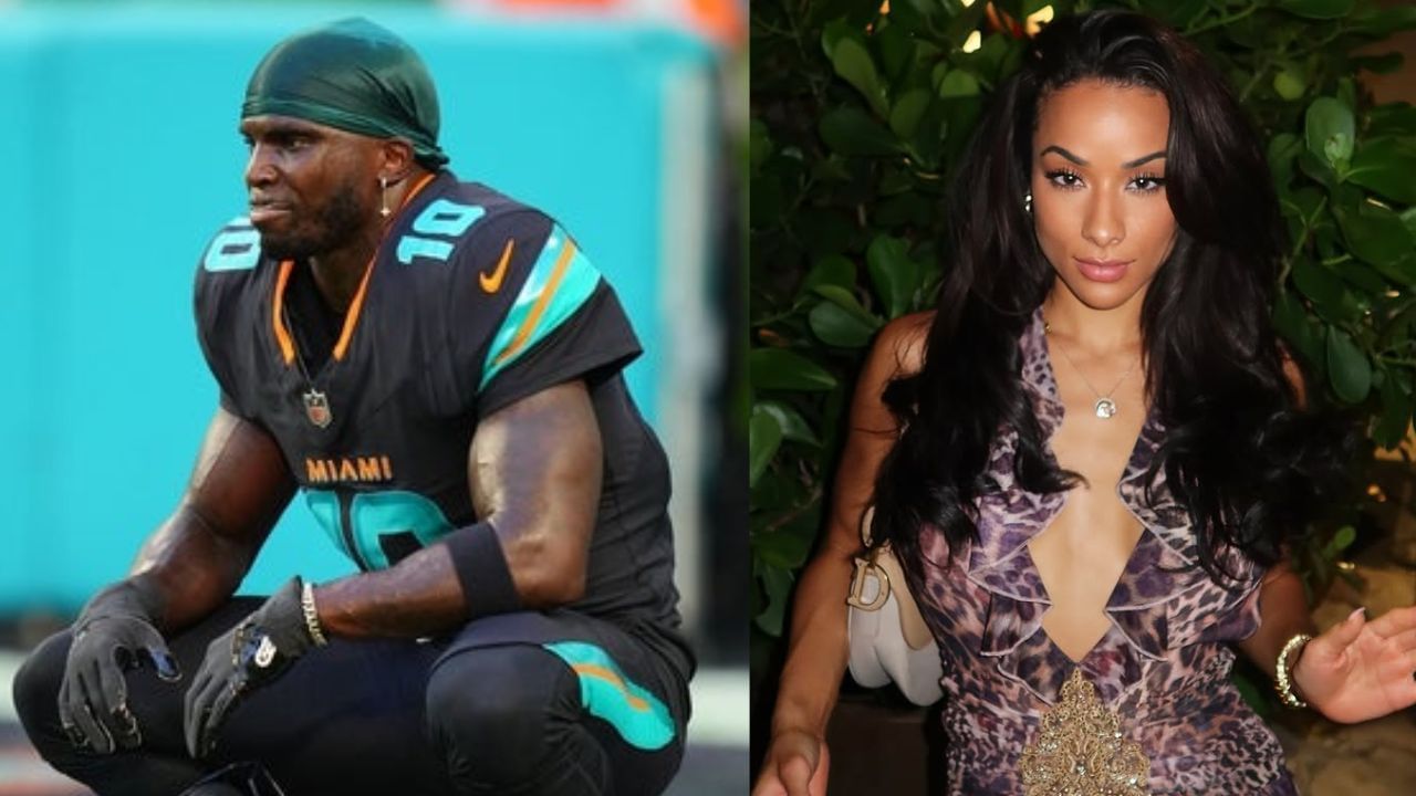 Tyreek Hill&rsquo;s estranged wife Keeta Vaccaro shows off double-breasted dress while visiting her alma mater 