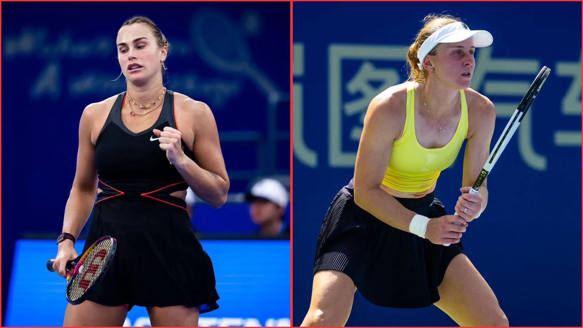 Aryna Sabalenka (L) Liudmila Samsonova (R) | Getty