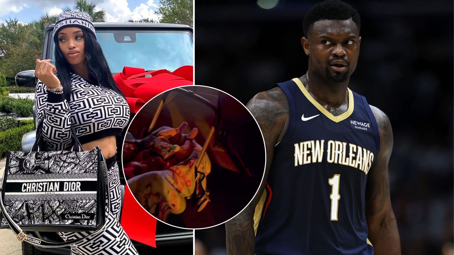 Zion Williamson&rsquo;s Girlfriend Ahkeema Continues Sharing Precious Courtside Moments With Newborn Daughter