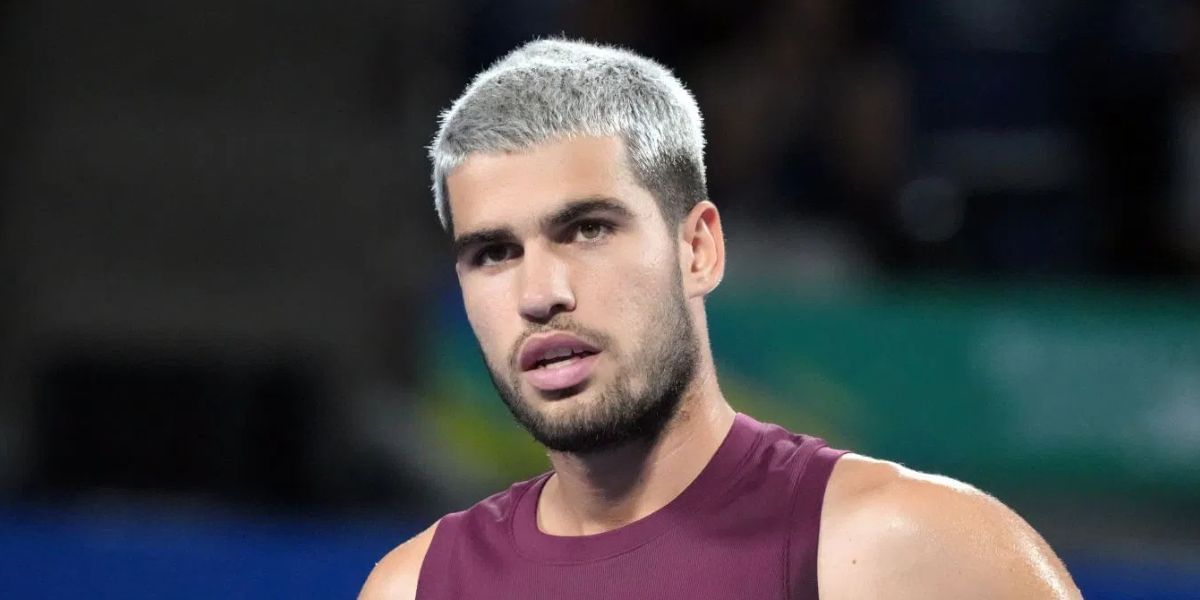 Carlos Alcaraz at the 2025 Japan Open (Source: Getty)
