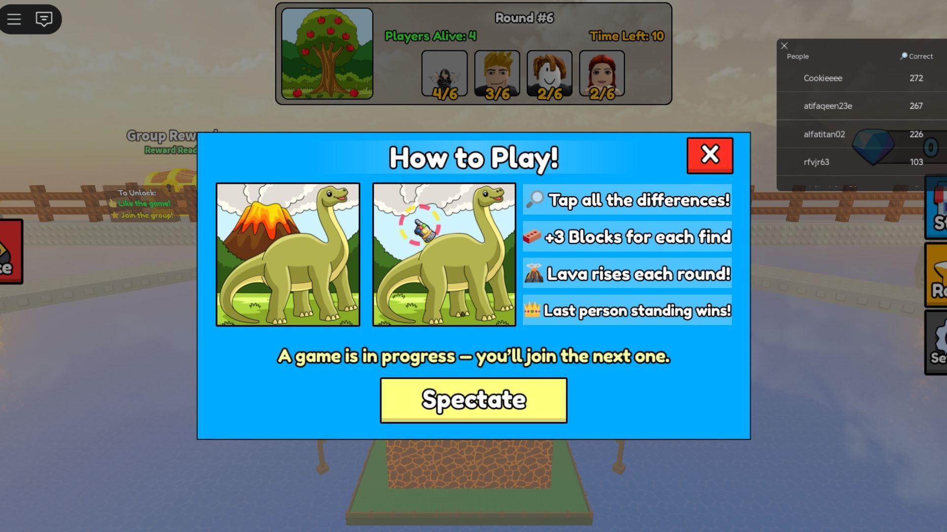 You will earn extra gems on a winning streak (Image via Roblox)