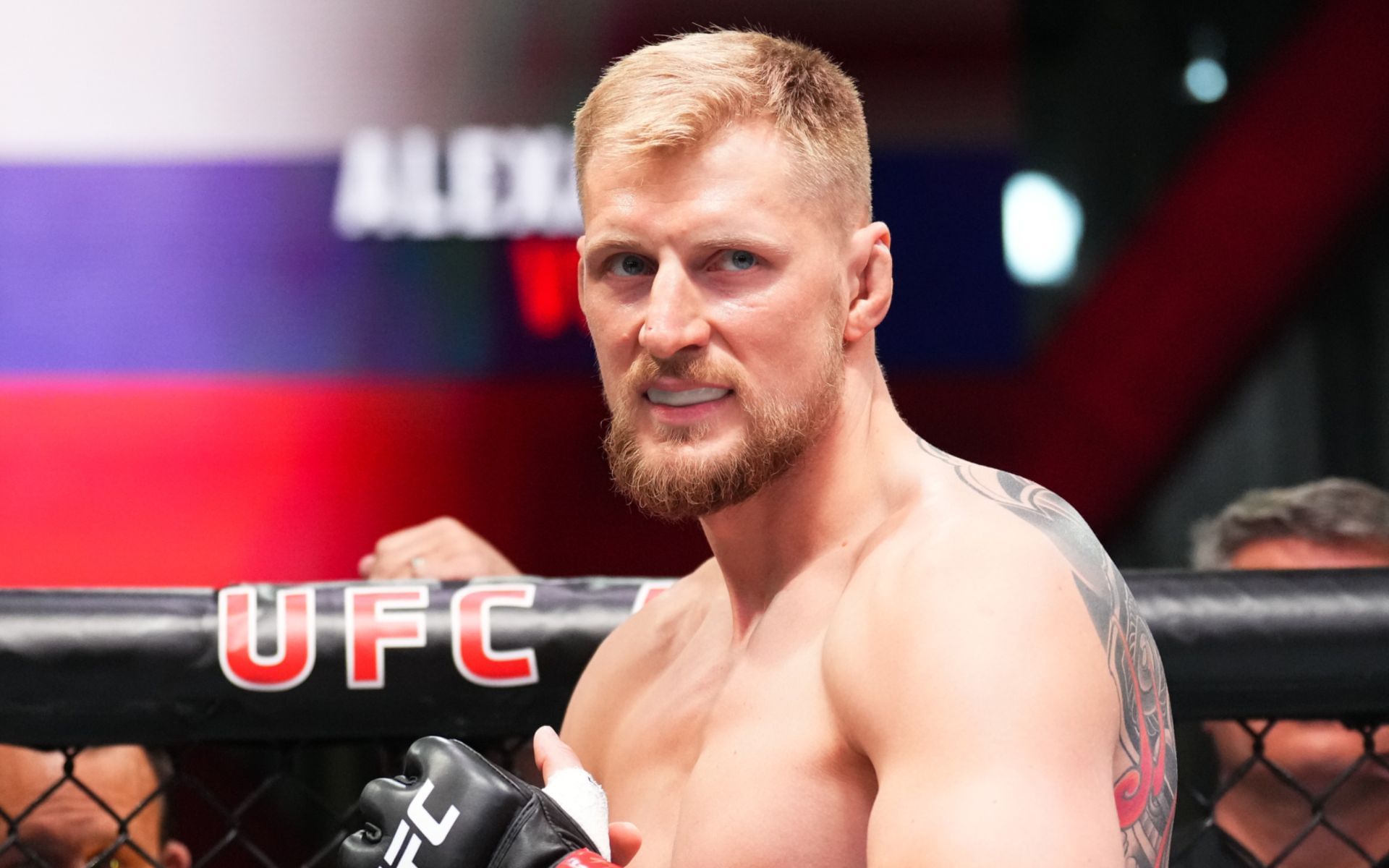 Alexander Volkov discusses his grappling skills. [Image courtesy: Getty Images]