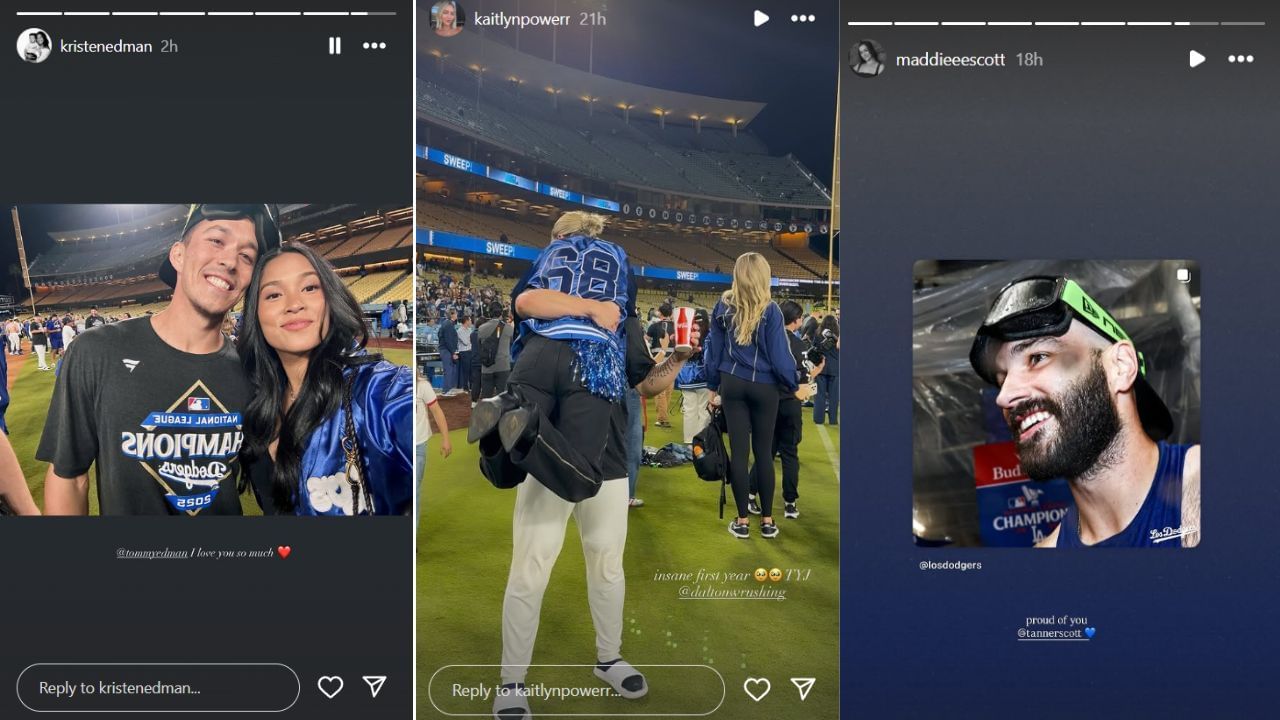 Maddie Scott, Kristen Edman and Kaitlyn&#039;s Instagram stories