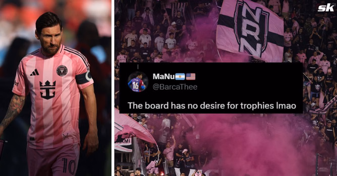 "The board has no desire for trophies lmao", "Not a serious club" - Fans furious as Lionel Messi's Inter Miami send contract offer to veteran star