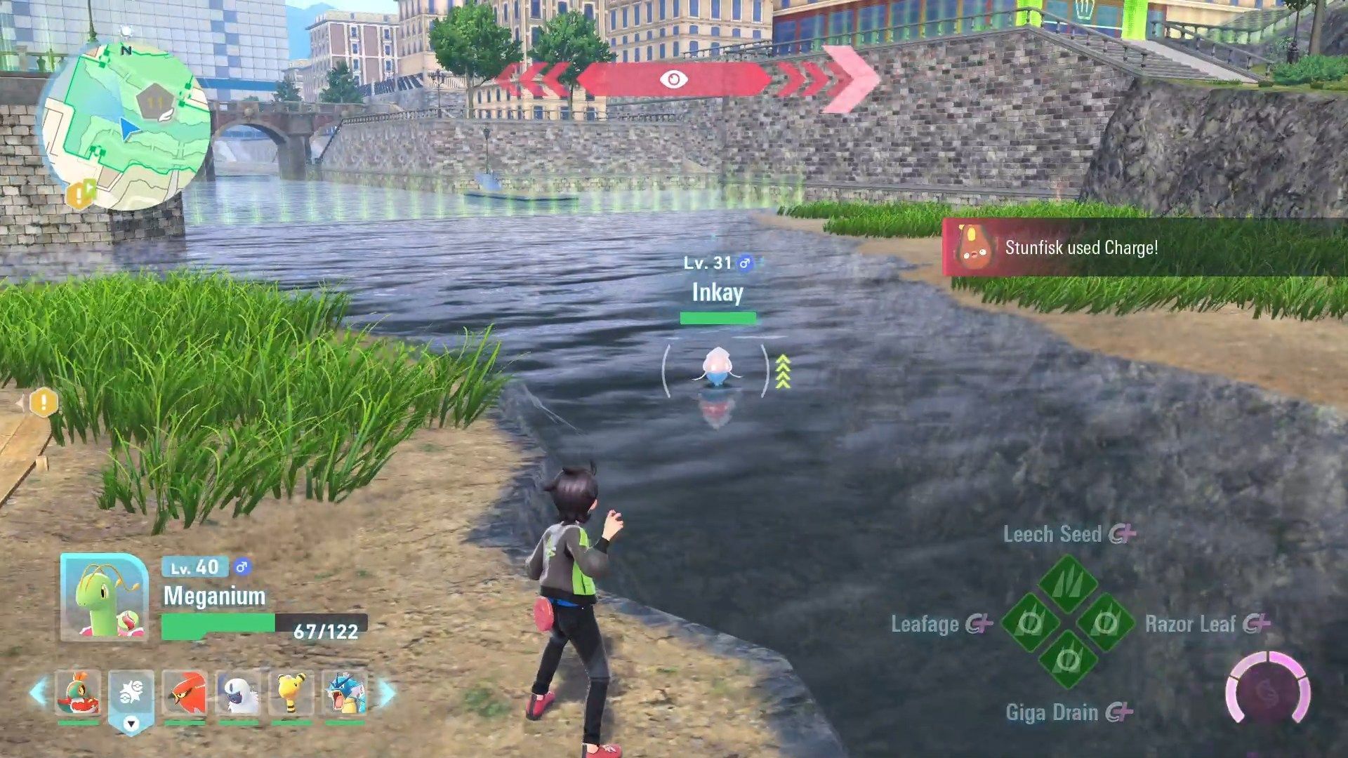 Teleport to Wild Zone 11 several times to find Inkay here (Image via The Pokemon Company)