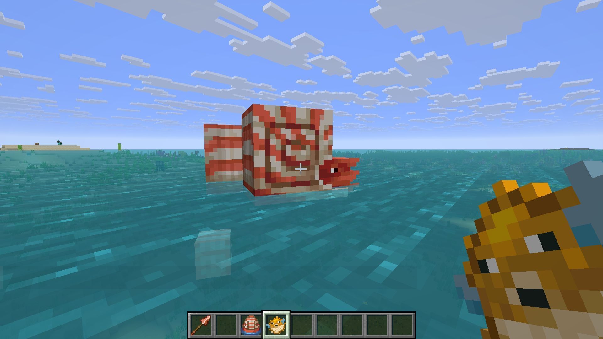 The nautilus is set to revolutionise underwater exploration in the game (Image via Sportskeeda Gaming || Mojang Studios)