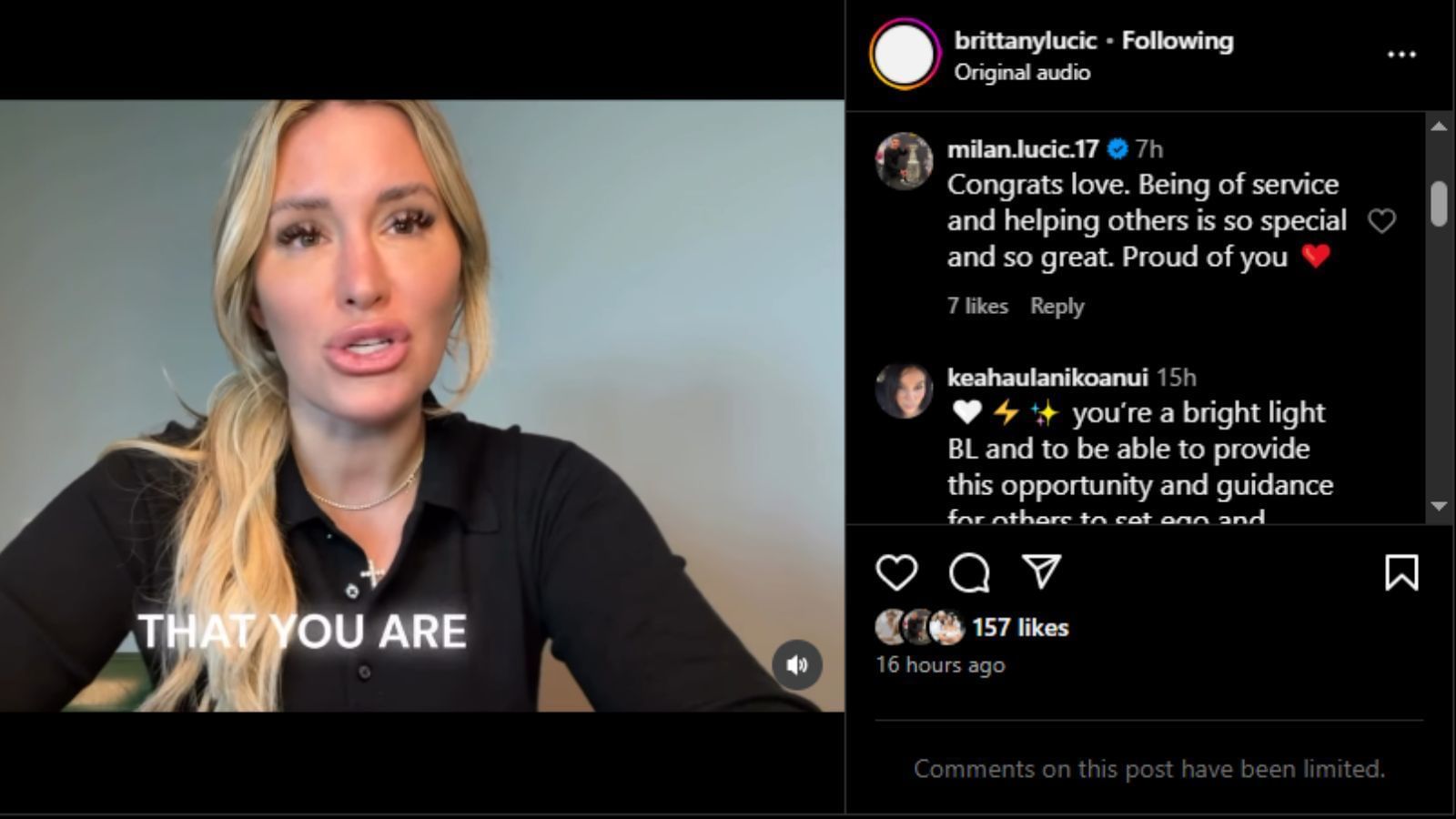 via Instagram /@brittanylucic
