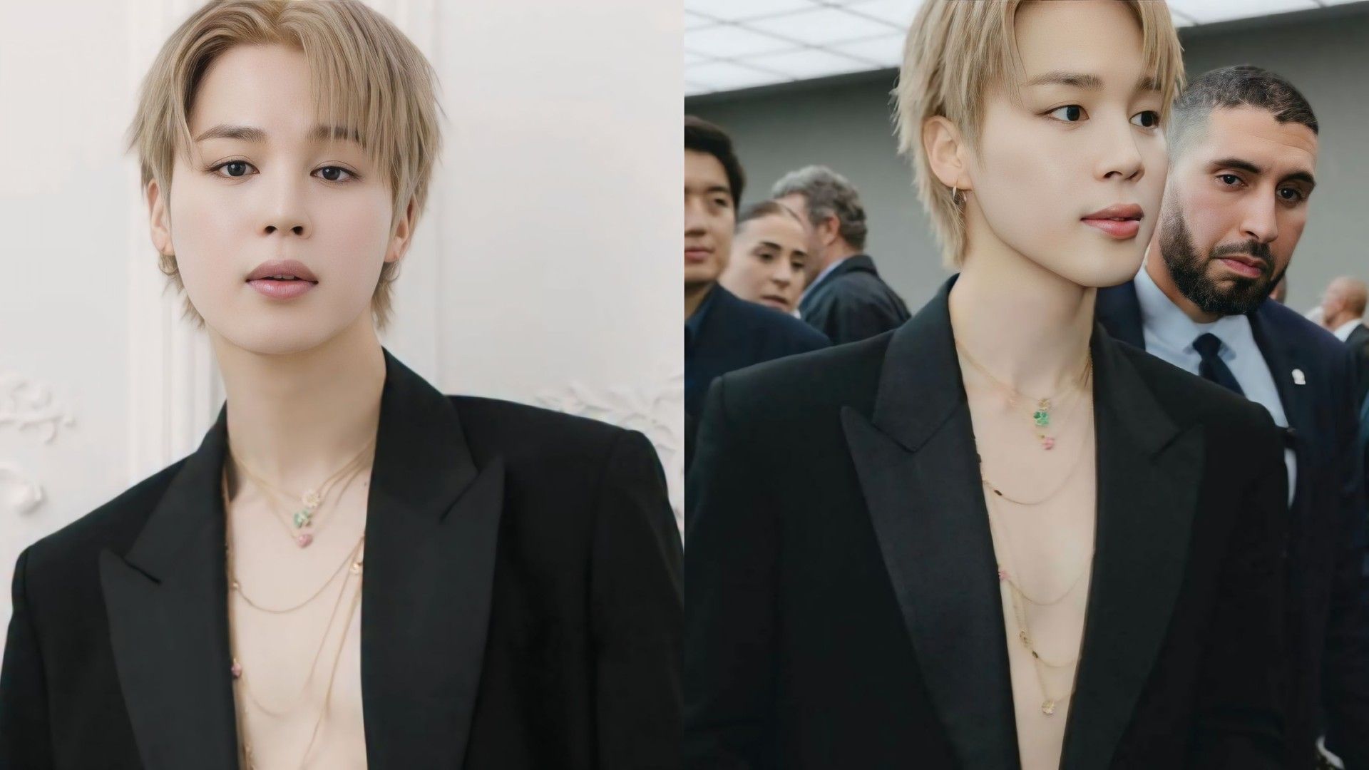 Jimin (Image via Instagram/@j.m and @dior)