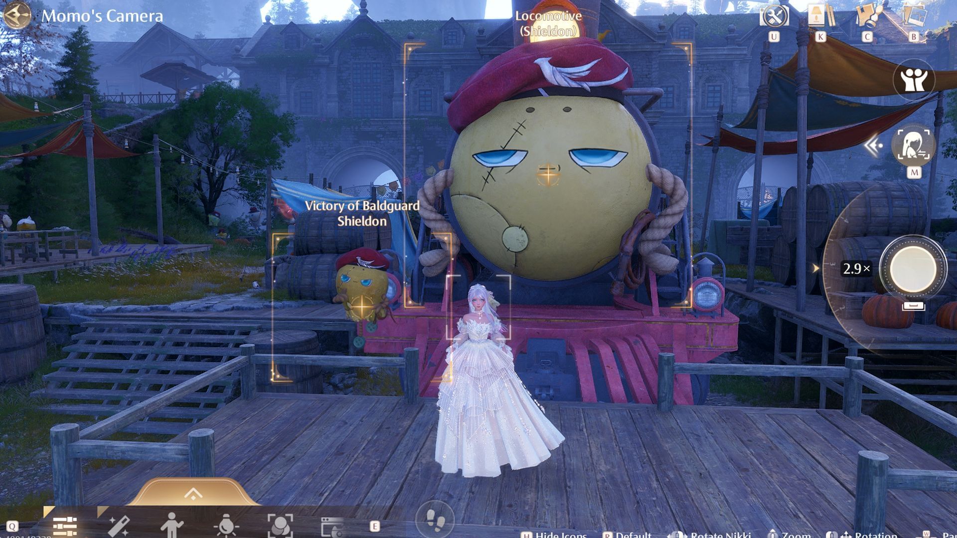 Take a photo with the winner of the contest and the locomotive in the background (Image via Sportskeeda Gaming/Infold Games)