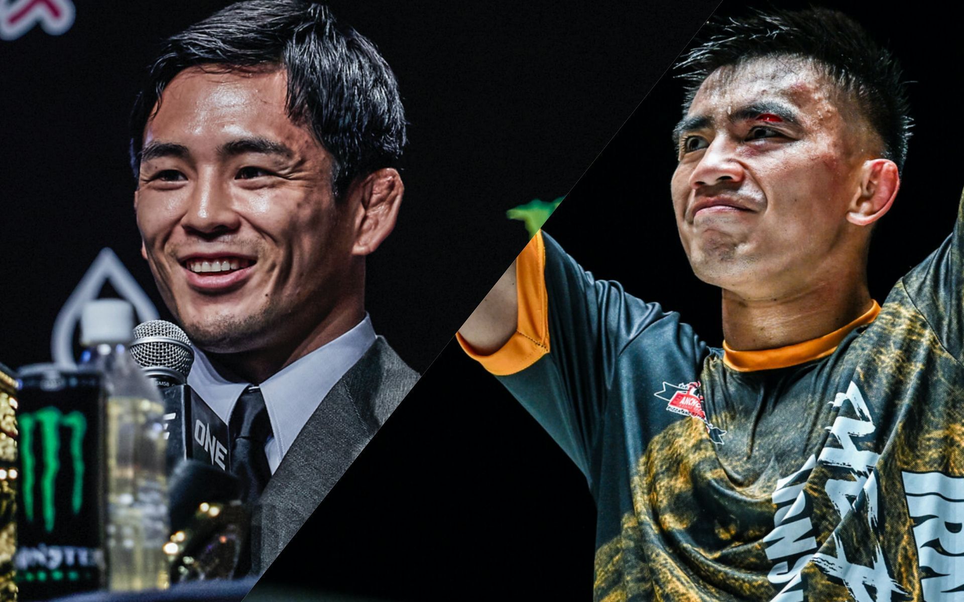Yuya Wakamatsu (L) vs Joshua Pacio (R) | Photo by ONE Championship