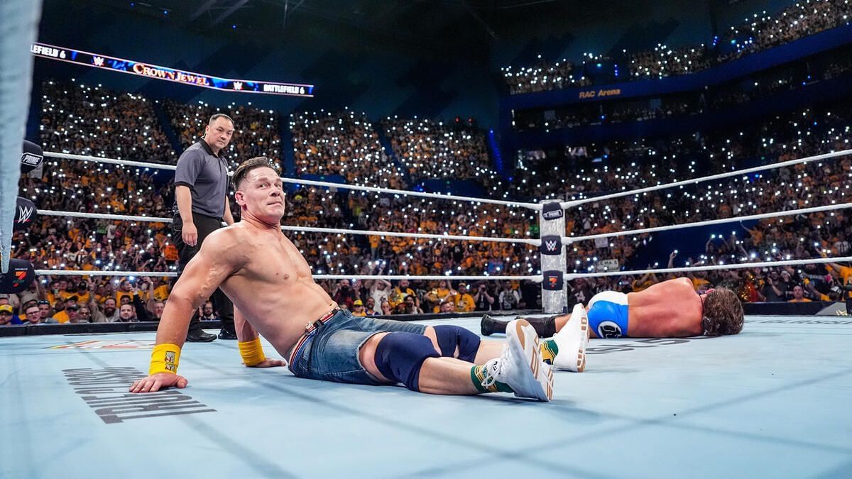 John Cena was in action this past weekend [Image: WWE.com]