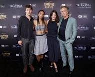 Nicholas Denton, Maisie Richardson-Sellers, Céline Buckens and William Fichtner (Image via Getty)