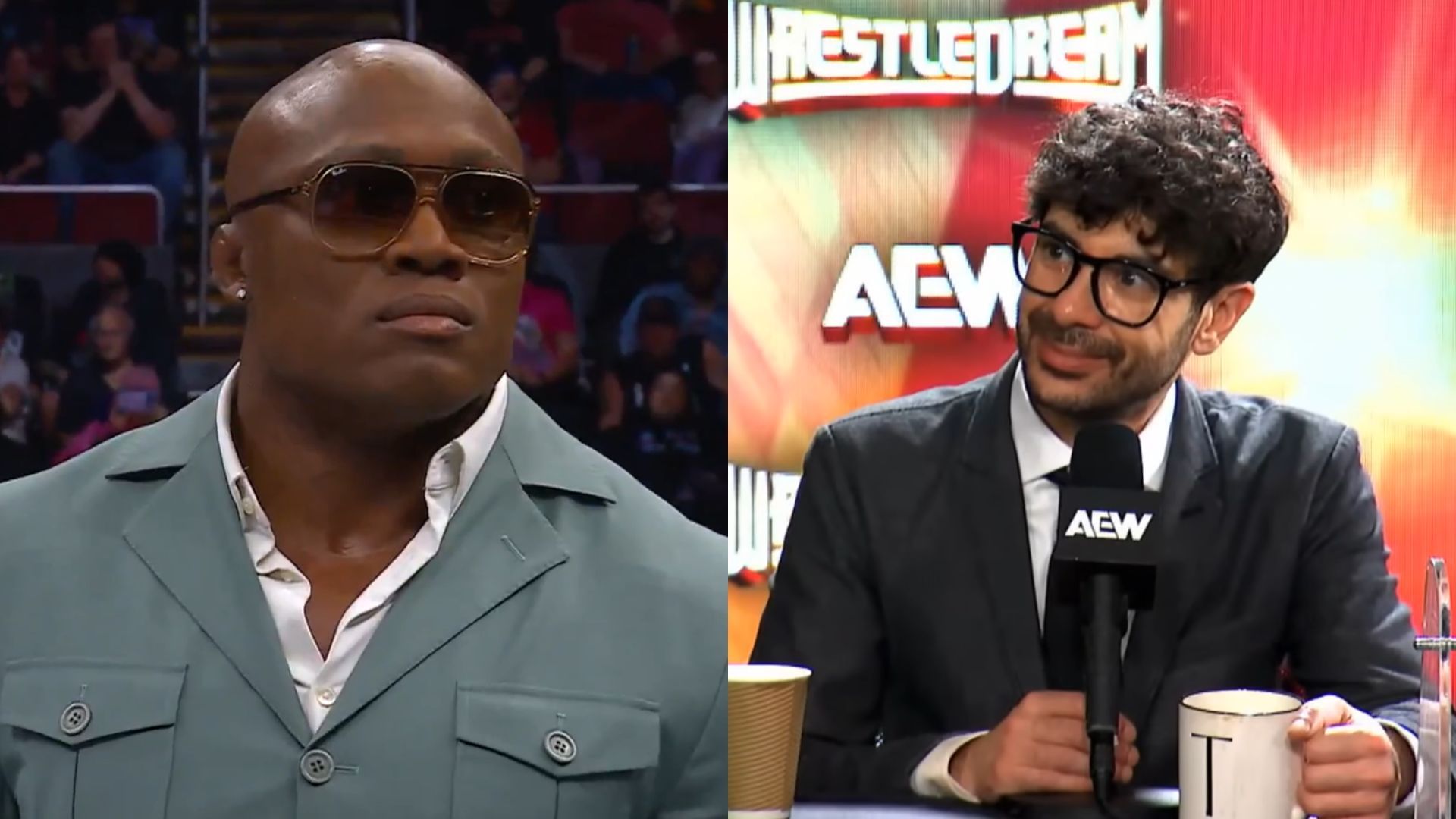 Bobby Lashley (left) / AEW CEO Tony Khan (right) [Image Credits: AEW