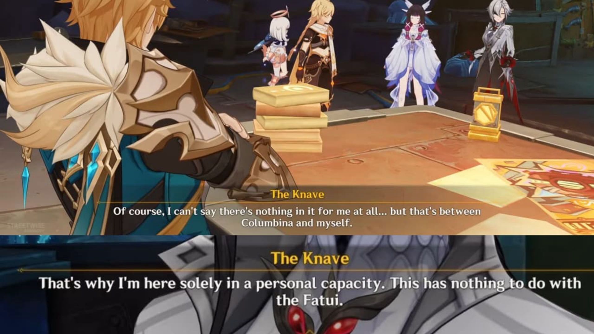 Arlecchino clears her stance (Image via HoYoverse)