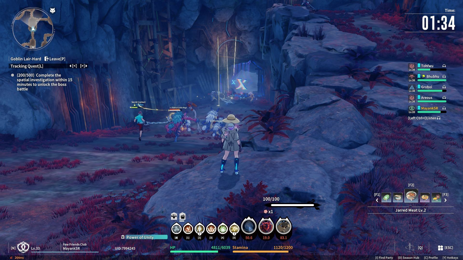 You&#039;ll be racing the clock within the hard-mode Goblin Lair (Image via A Plus)