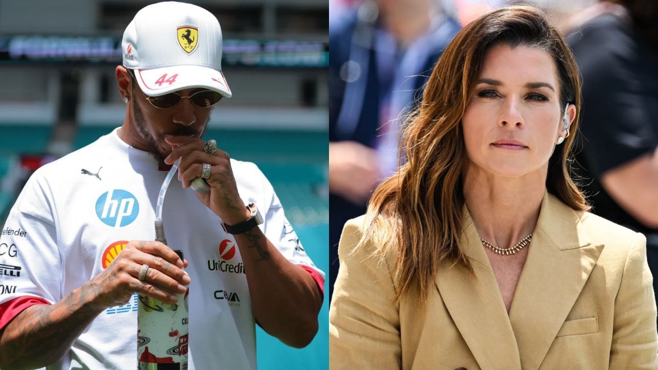 Lewis Hamilton (left) and Danica Patrick (right). Source: IMAGN