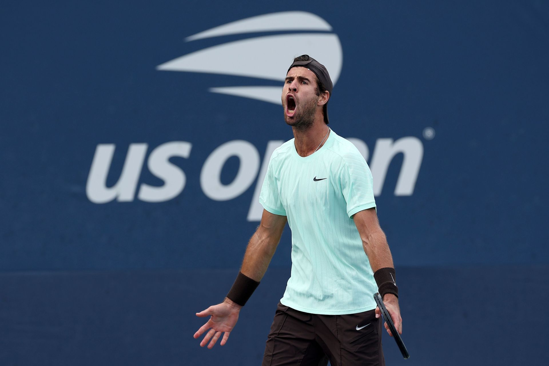 Karen Khachanov at the 2025 US Open - Day 5 - Source: Getty