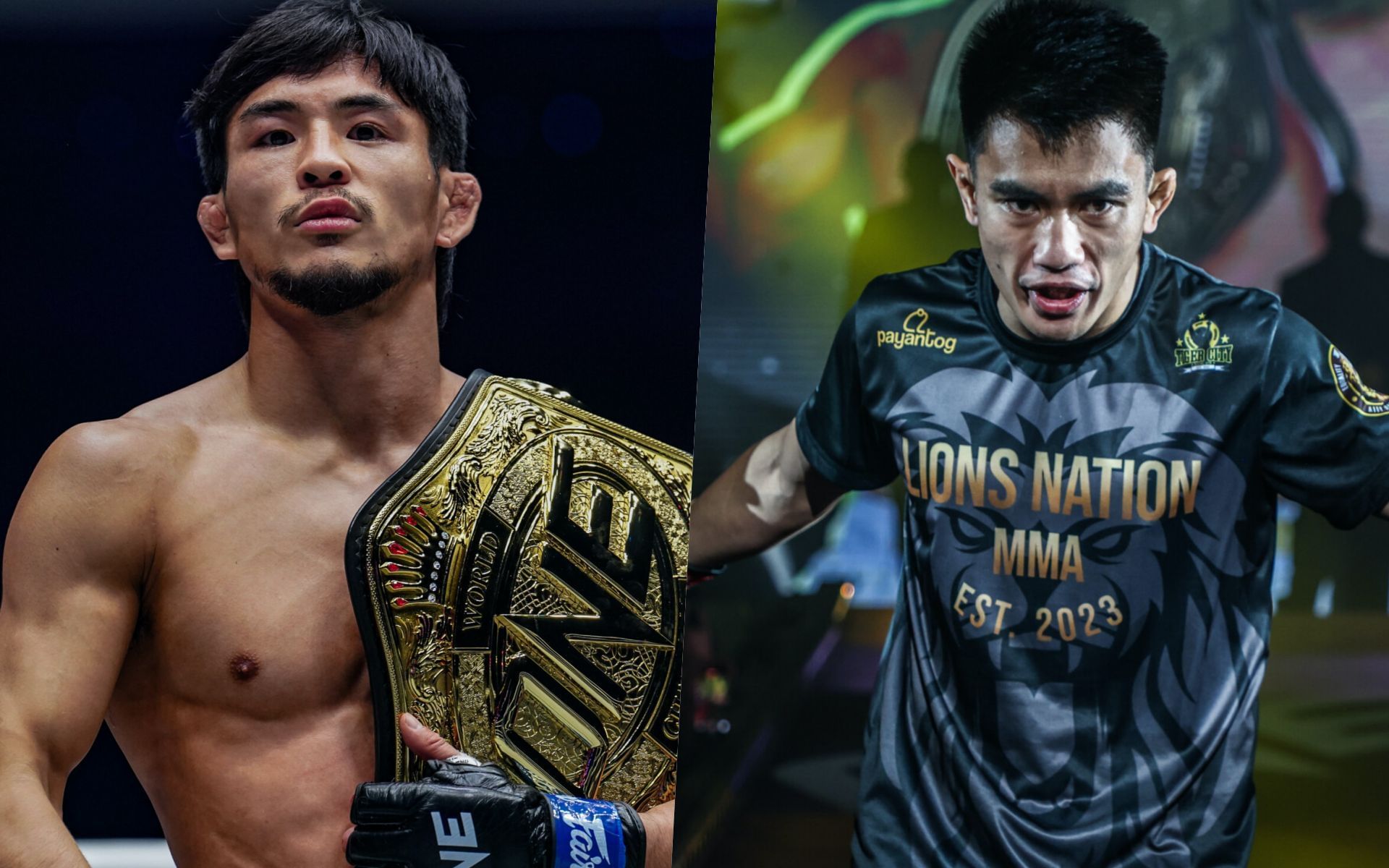 Yuya Wakamatsu (L) and Joshua Pacio (R) | Image by ONE Championship