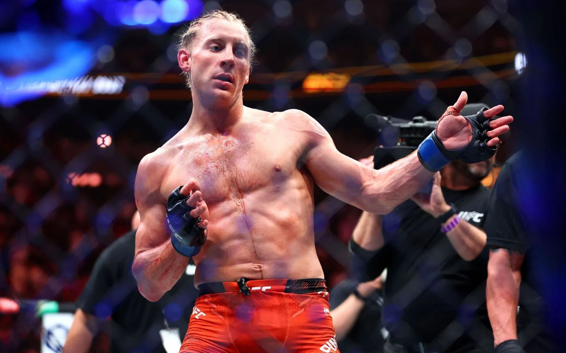 Paddy Pimblett reacts to Ronda Rousey