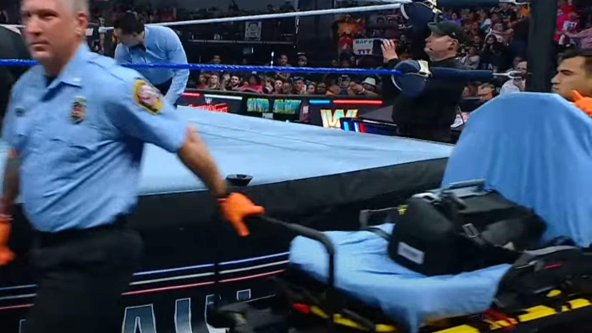The star is out with an injury (WWE on YouTube)