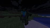 The Minecraft Mounts of Mayhem will spawn the zombie horse with a mounted zombie (Image via Sportskeeda Gaming || Mojang Studios)