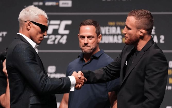 "Maybe if Islam wins, Ilia decides to move up" - Charles Oliveira tips Justin Gaethje for title shot, eyes Ilia Topuria’s possible welterweight jump
