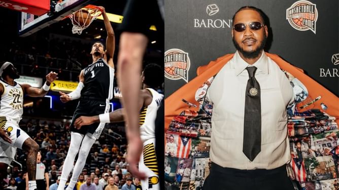 “I predict he’s MVP this year” - Carmelo Anthony ramps up Victor Wembanyama hype with stunning projection