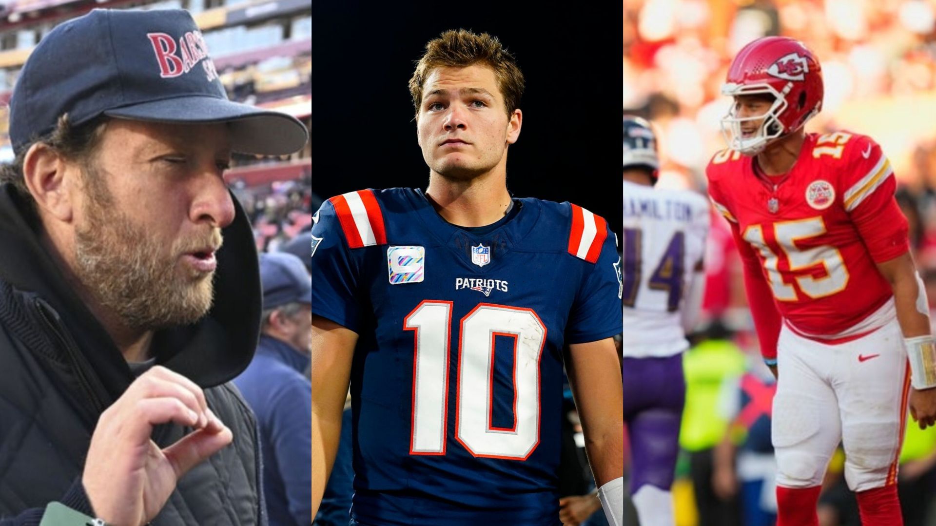 Dave Portnoy warns Patrick Mahomes &amp; Chiefs over new Drake Maye-led Patriots dynasty after scintillating win vs. Bills (Image source - Imagn)