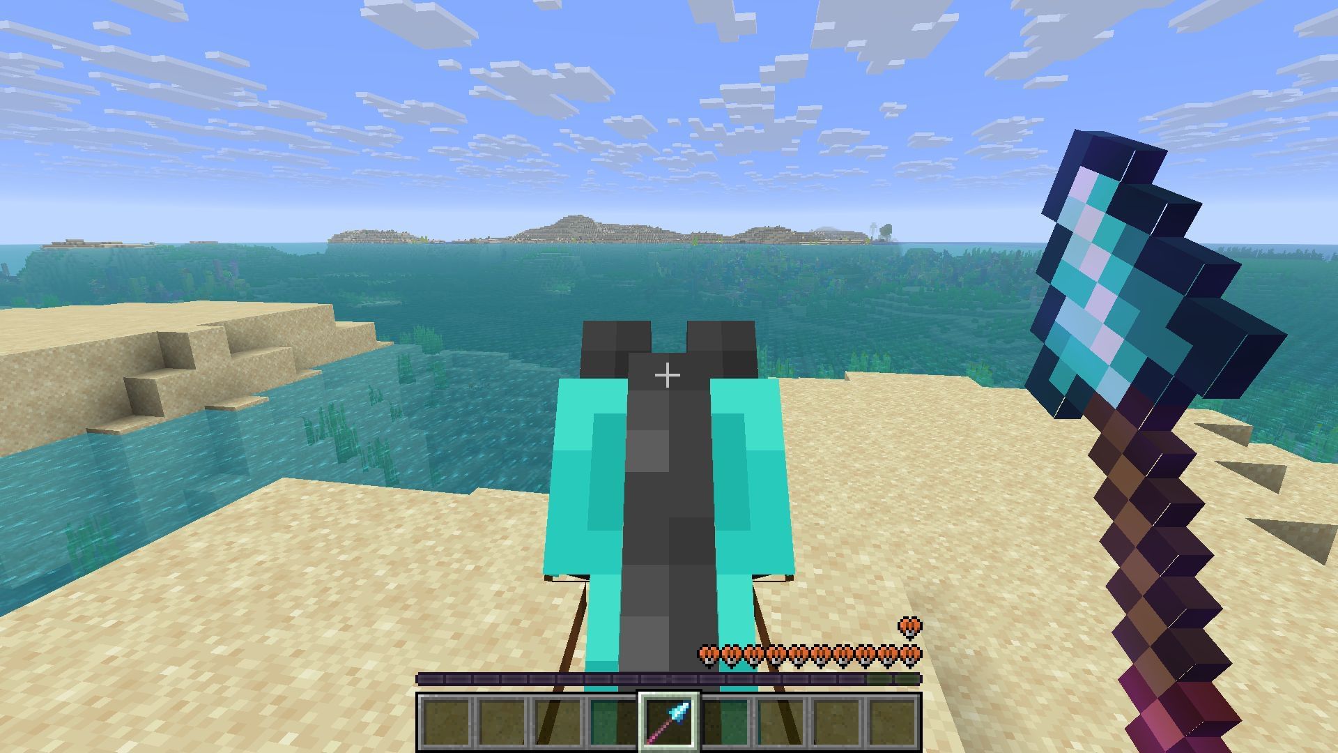 Get your hands on the Minecraft Bedrock 1.21.130.20 beta and preview to try out the spear and its unique attack modes (Image via Sportskeeda Gaming || Mojang Studios)