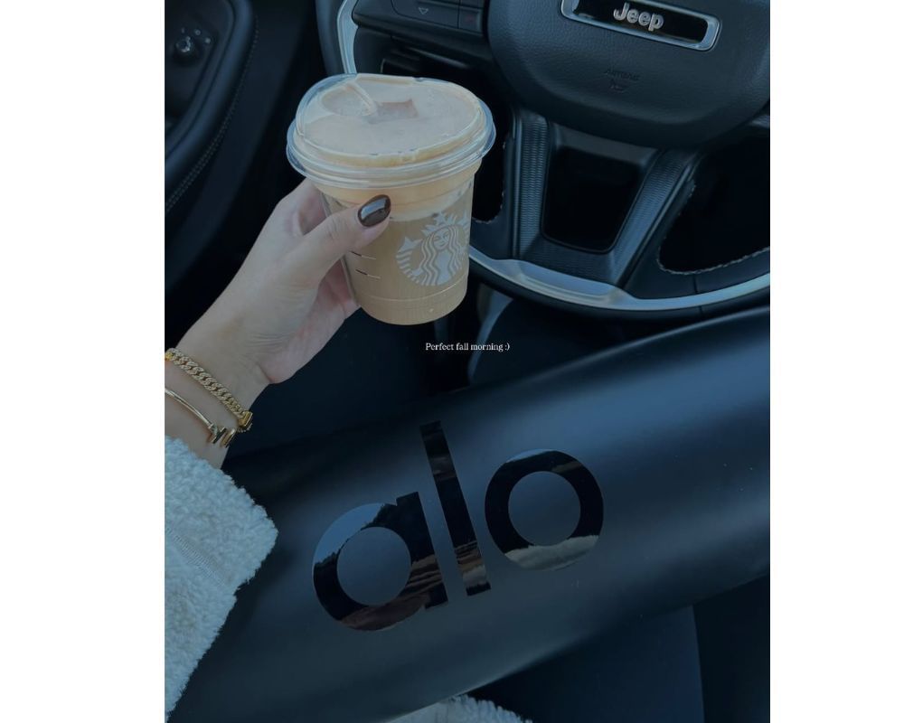 Cleveland Browns QB Dillon Gabriel fianc&eacute;e Zo Caswell shares her perfect fall morning on Instagram with her followers [IG/@zo.caswell]