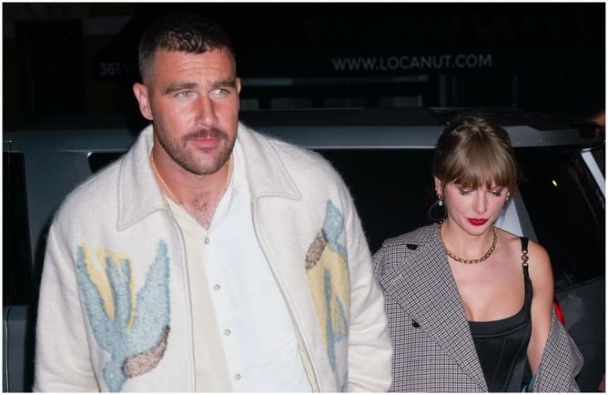 Travis Kelce's fiancée Taylor Swift makes bold admission about finding it hard to keep things private about her relationship with Chiefs star TE