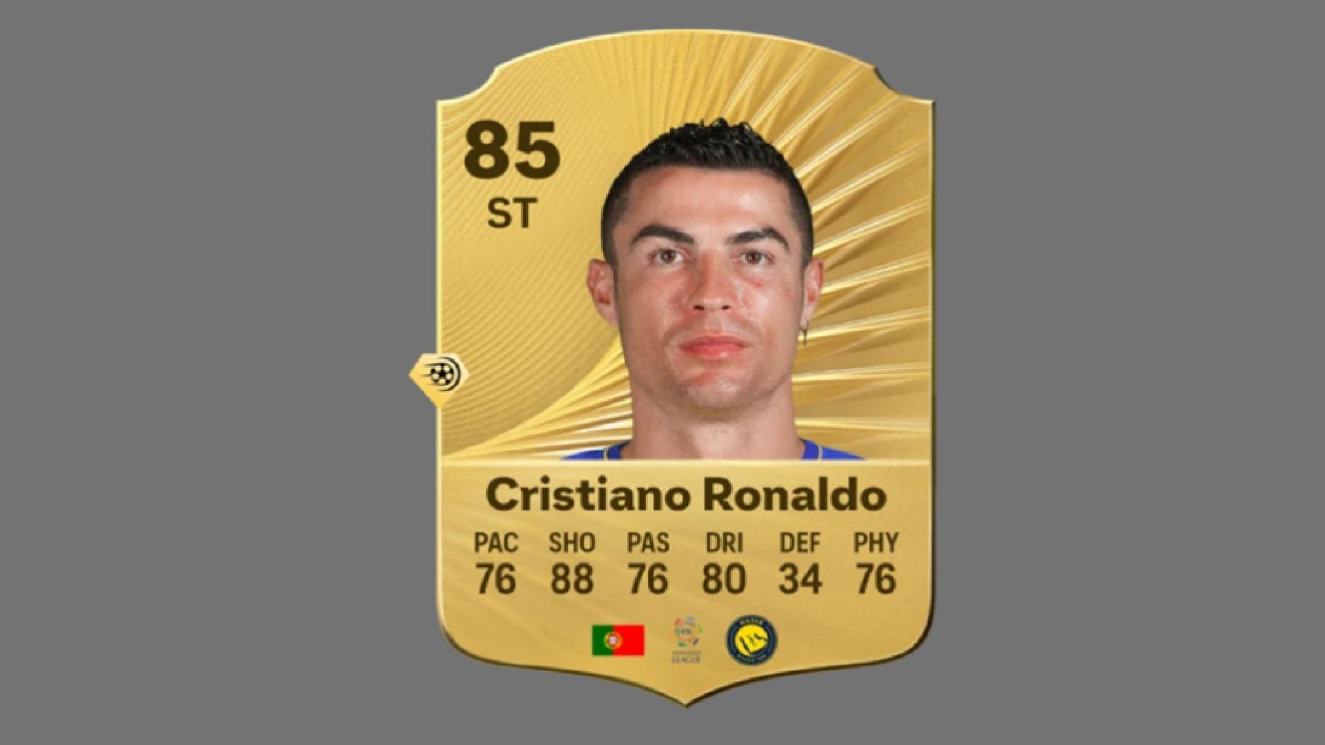 Even at this age, Ronaldo still makes it to the list of the best poachers in the game (Image via EA Sports