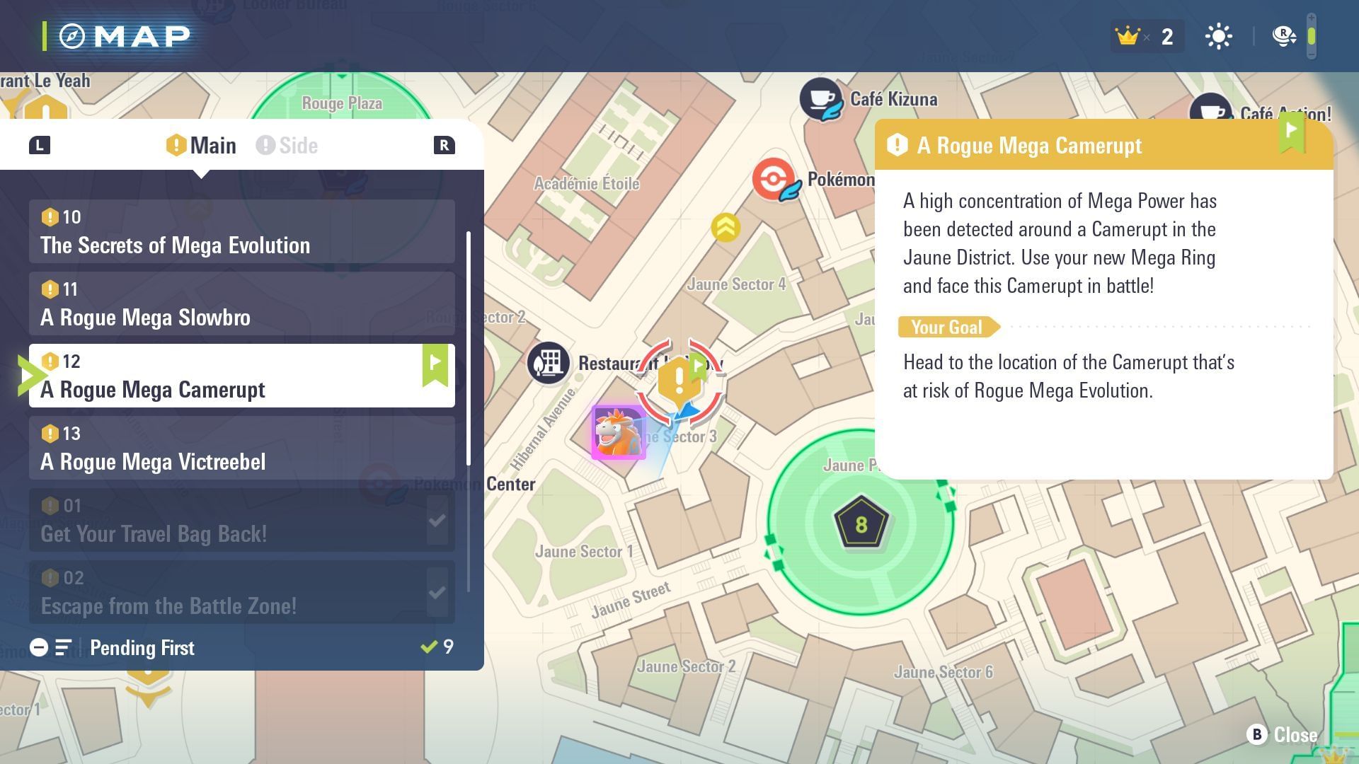 Rogue Mega Camerupt o location (Image via The Pokemon Company)