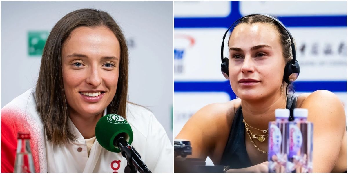 Iga Swiatek and Aryna Sabalenka