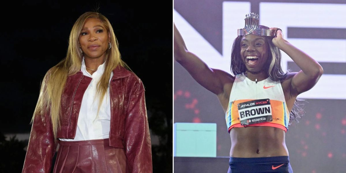 Brittany Brown (R) and Serena Williams (L). PHOTO: Getty Images