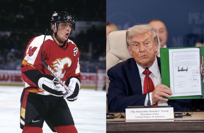 Theo Fleury congratulates Donald Trump as US President, world leaders sign Gaza ceasefire deal at peace summit