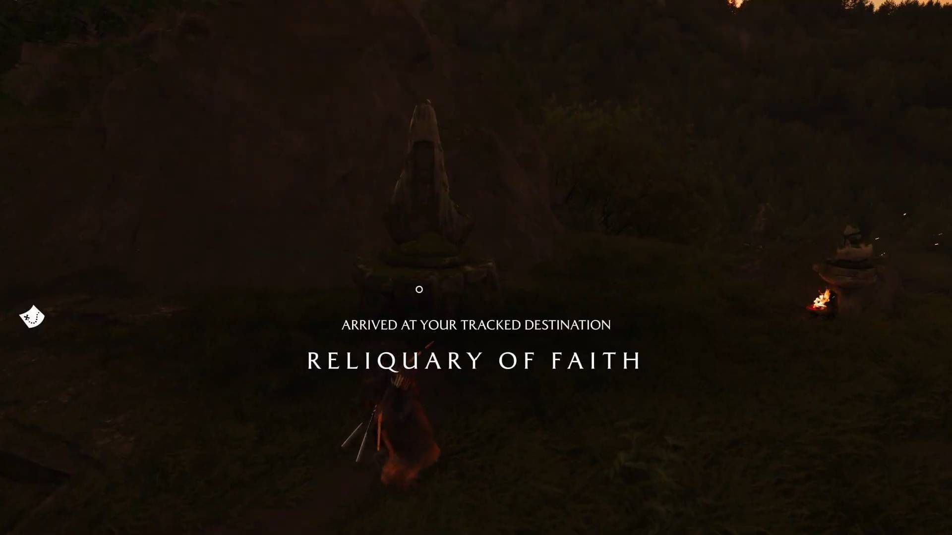Reliquary of Faith, one of the Mountain Reliquaries (Image via Sucker Punch Productions || Sportskeeda Gaming)
