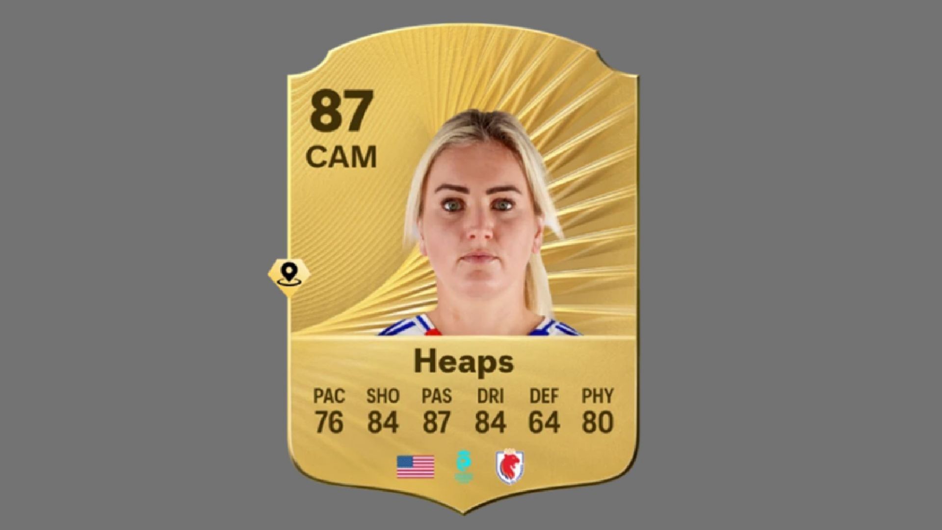 Lindsey Heaps is a top-tier half winger (Image via EA Sports)