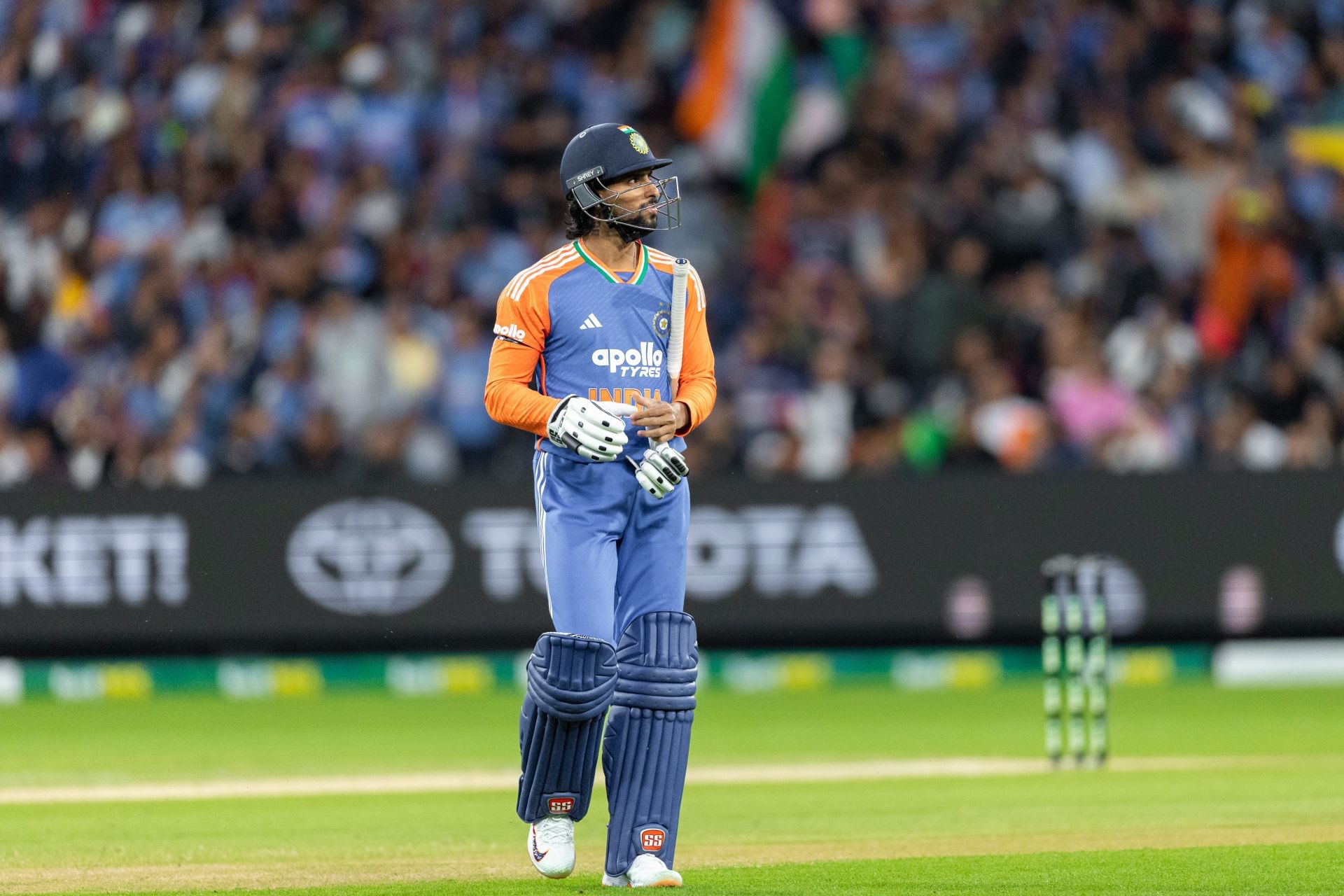 Tilak Varma had perished for a two-ball duck. (Credits: Getty)