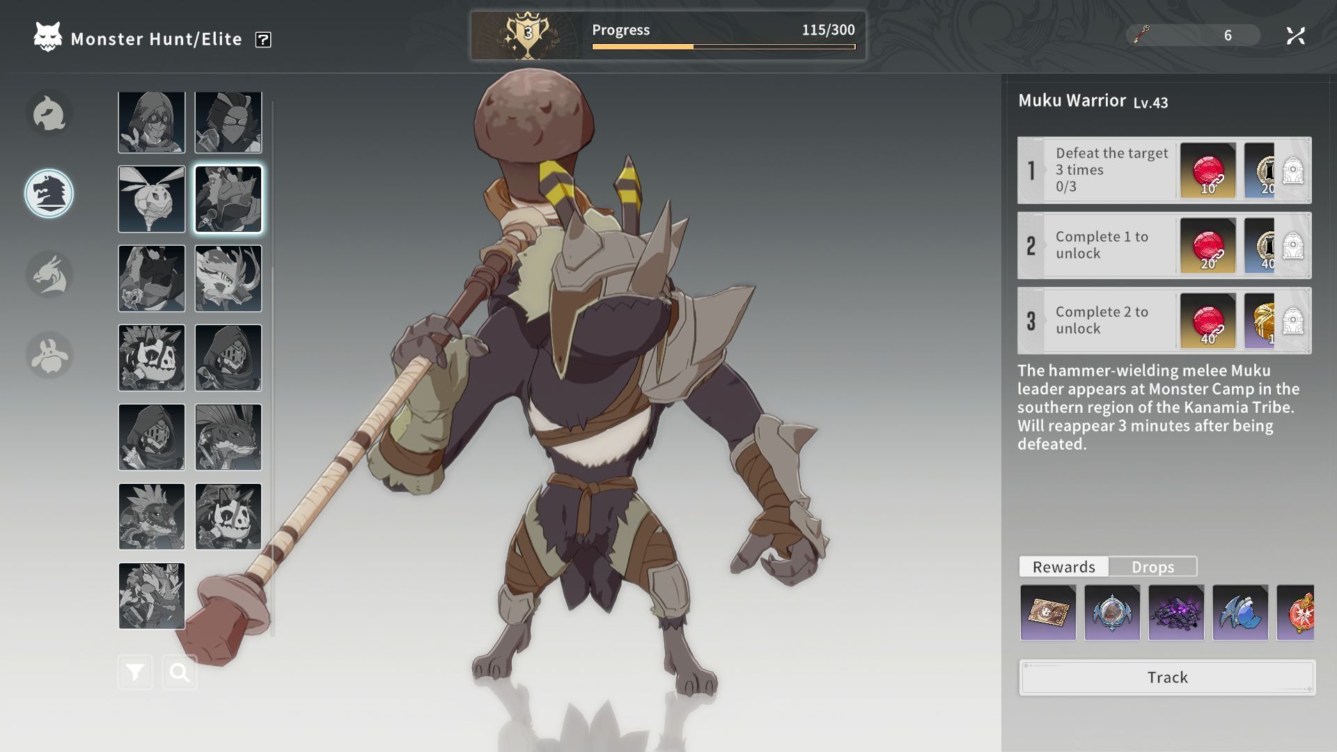 Muku Warrior in Blue Protocol Star Resonance (Image via A Plus) 