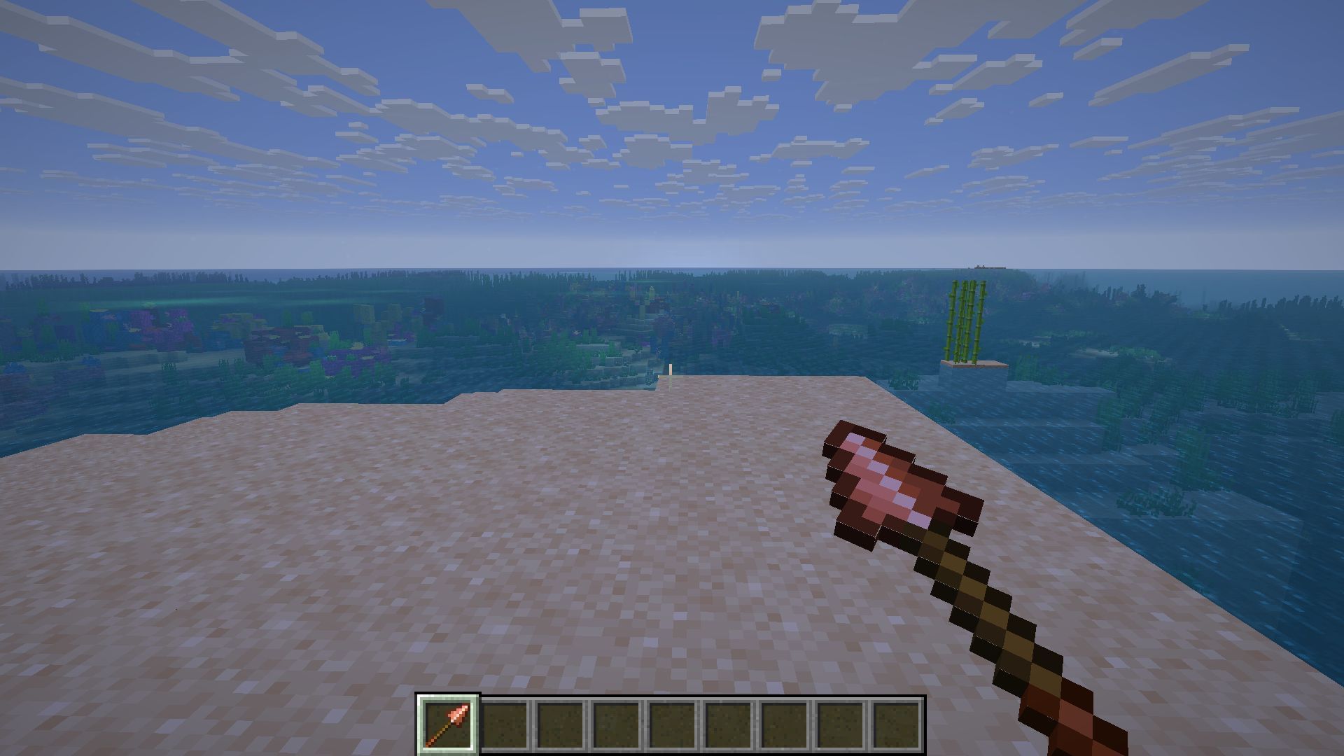 The Lunge attack in the spear adds a new dashing mechanic to the game (Image via Sportskeeda Gaming || Mojang Studios)