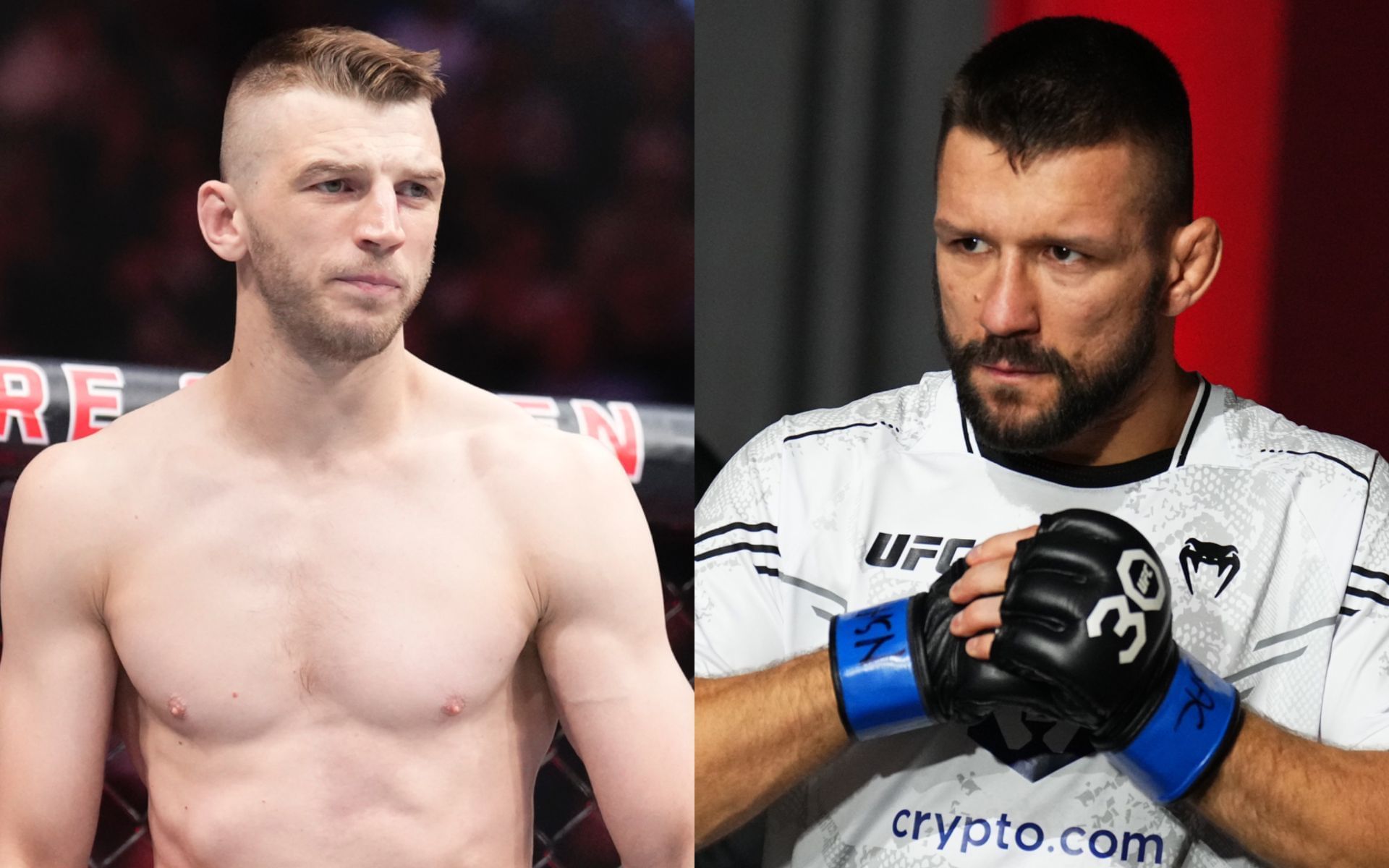 Dan Hooker (left) speculates Mateusz Gamrot (right) may have gassed out before UFC Rio fight. [Images courtesy: Getty Images]