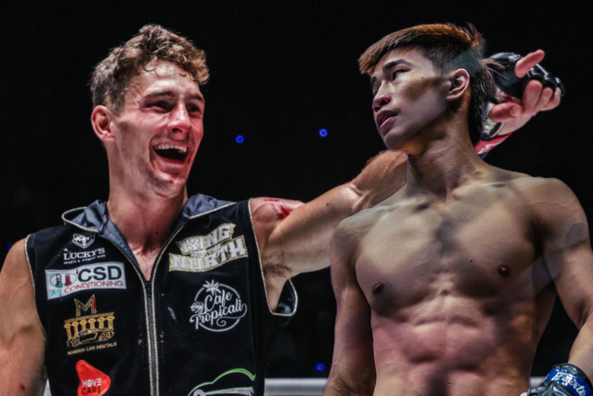 Nico Carrillo (left) wants to face Tawanchai PK Saenchai (right). [Images: ONE Championship]