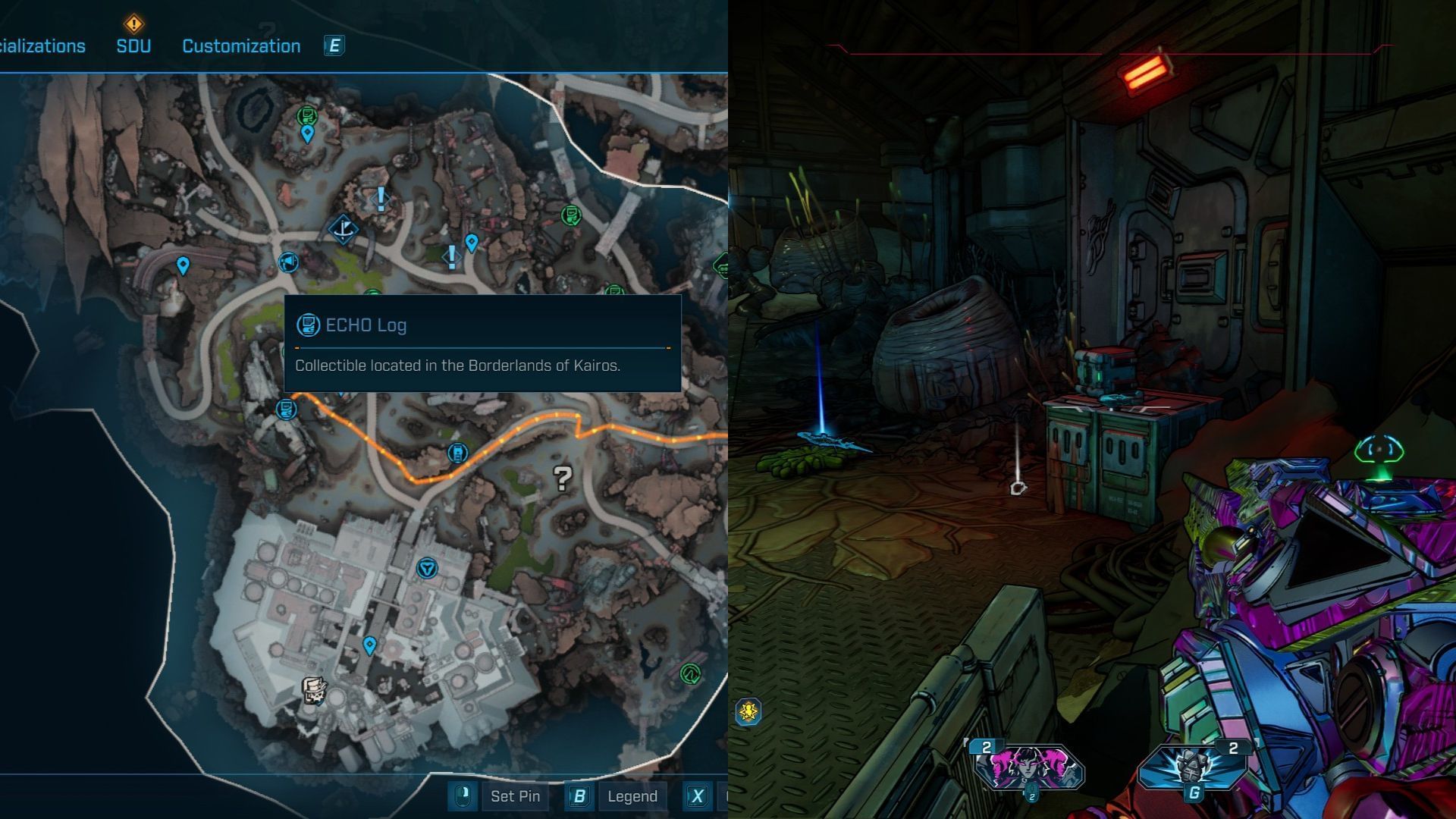 Find this log within Wreck of the Last Great Hope (Image via 2K)