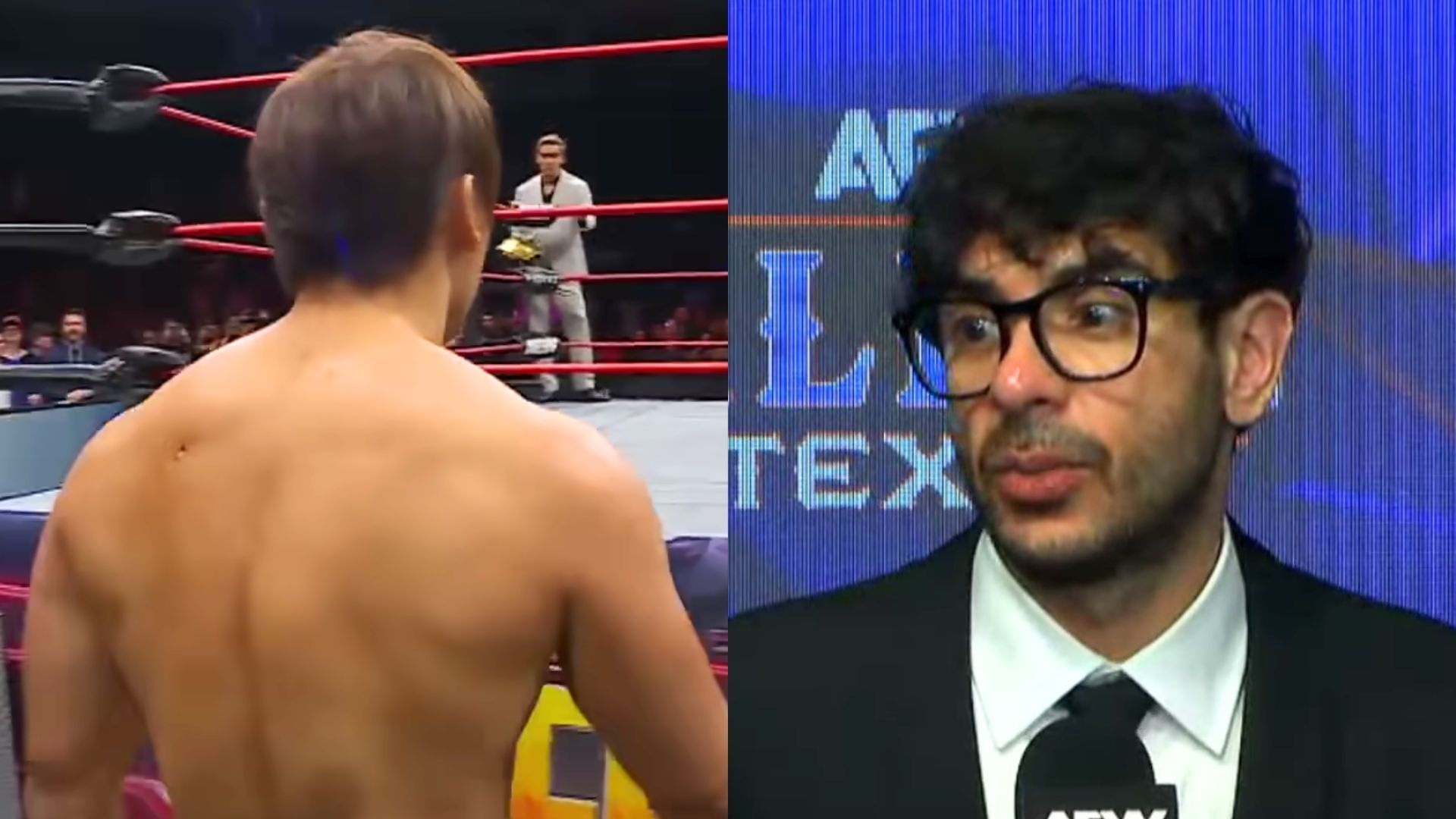 An AEW star recently suffered an injury. (Images via AEW YouTube) 