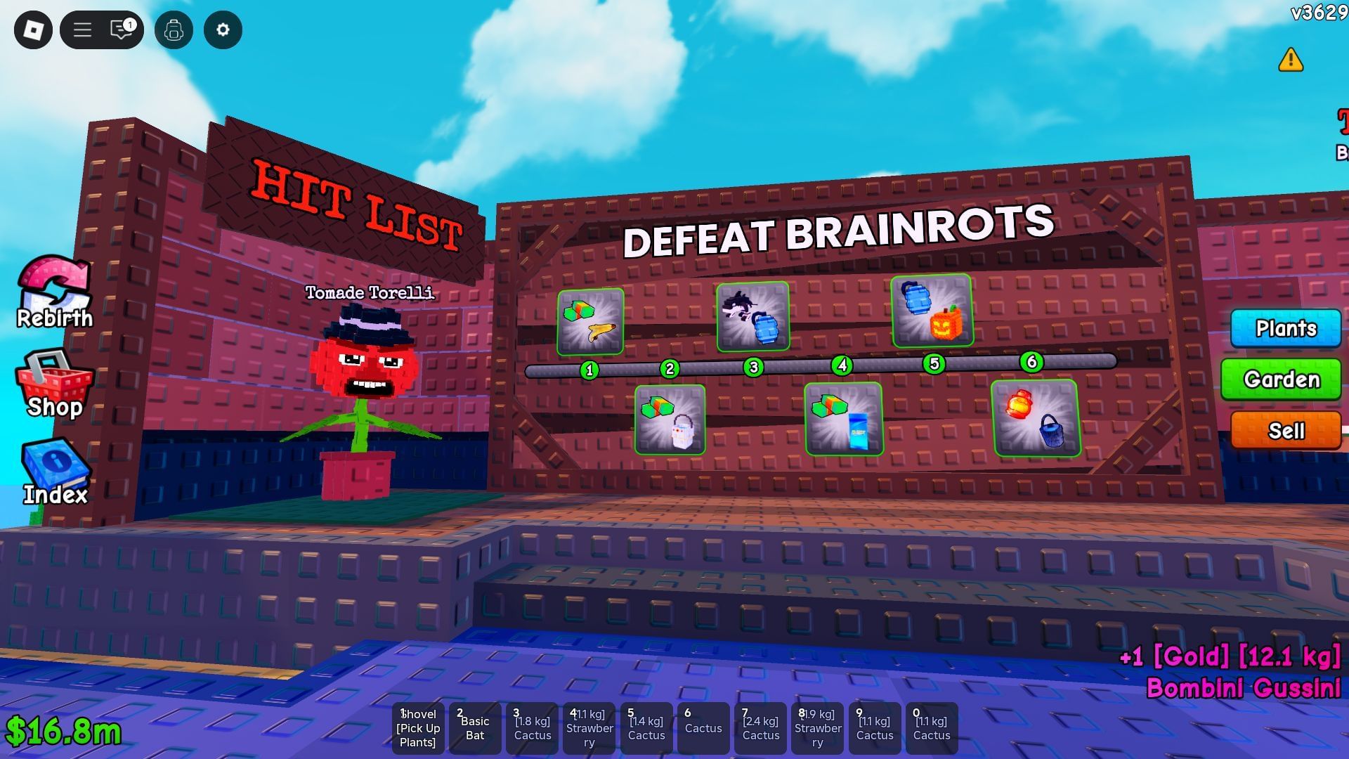 Tomade Torelli&#039;s Hit List (Image via Roblox)