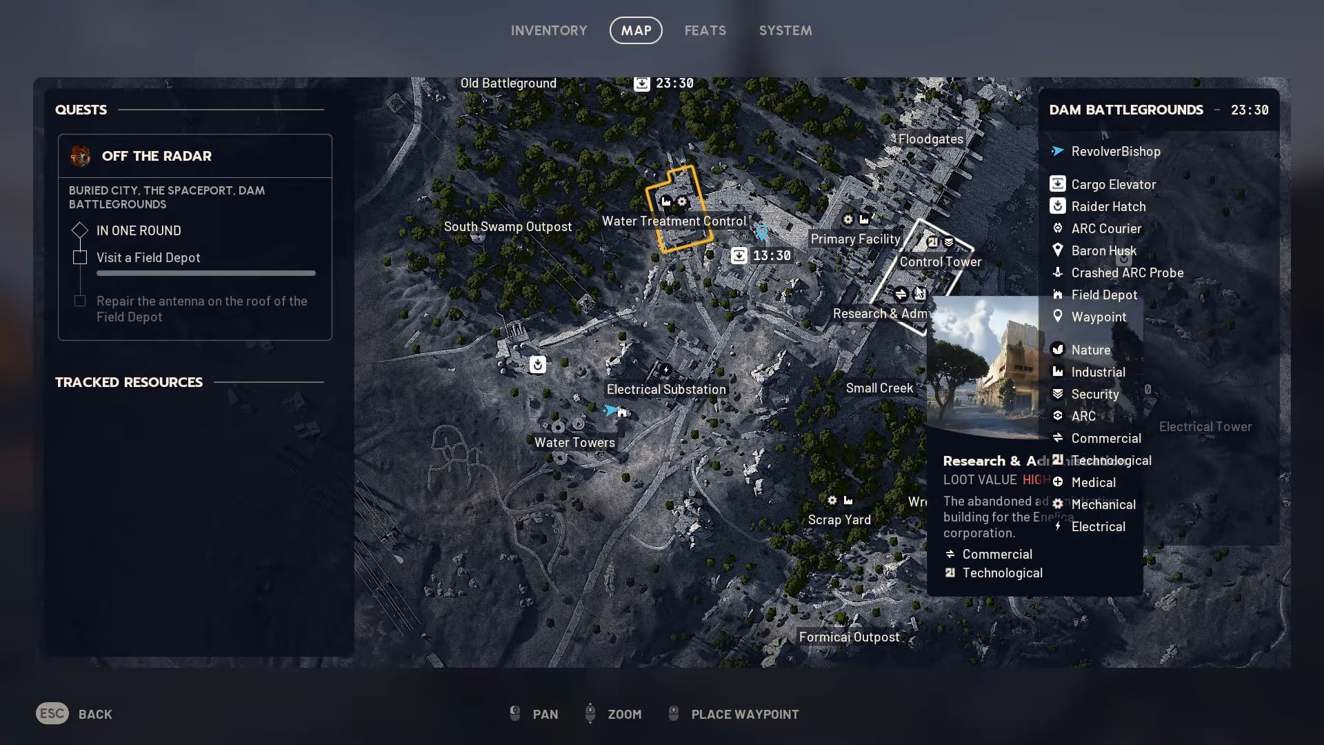 Locating the Field Depot (Image via Embark Studios and YT.com/@nickkokimiko)