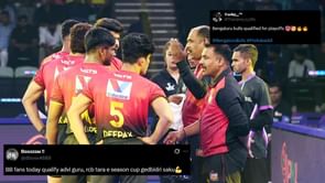 "TOTAL DOMINATION!!!" - Fans rejoice as Bengaluru Bulls register convincing win over Dabang Delhi to seal Top 8 spot in Pro Kabaddi 2025
